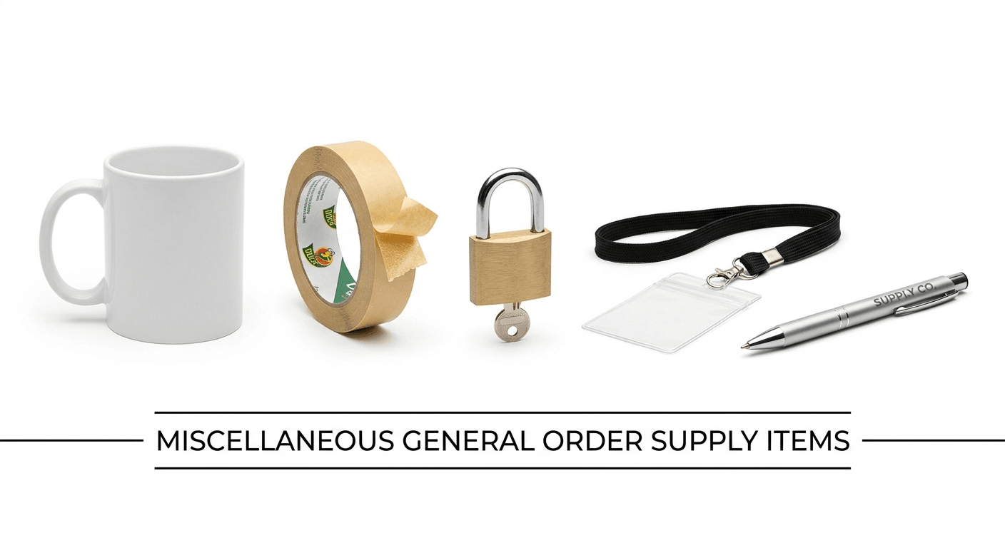 Miscellaneous General Order Supplies